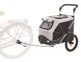 Trixie Trixie hondenfietskar opvouwbaar grijs