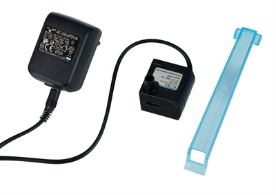 Trixie Trixie drinkfontein bubble stream blauw / wit