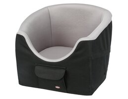 Trixie Trixie hondenmand autostoel zwart / grijs