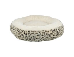 Trixie Trixie hondenmand leo soft rond pluche creme / panterprint