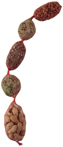 Merkloos Combi winterslinger met 2 vetbol