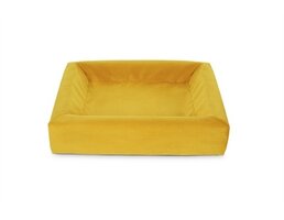 Bia Bia bed royal fluweel hoes voor hondenmand oker
