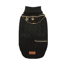 Croci Croci hondentrui met ketting goudkleurig / zwart