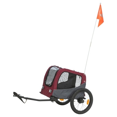 Trixie Trixie hondenfietskar grijs / rood