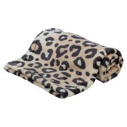 Trixie Trixie hondendeken leo softpluche panterprint creme