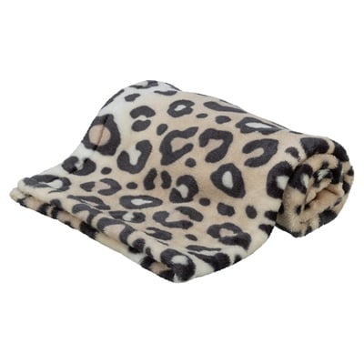 Trixie Trixie hondendeken leo softpluche panterprint creme