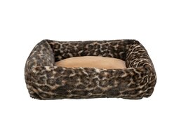 Trixie Trixie hondenmand leo hoekig panterprint bruin