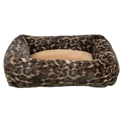 Trixie Trixie hondenmand leo hoekig panterprint bruin