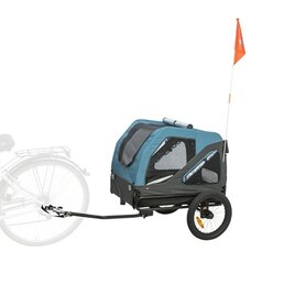 Trixie Trixie fietskar tot 35 kg blauw / grijs