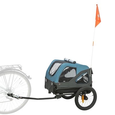 Trixie Trixie fietskar tot 23 kg blauw / grijs