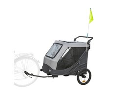Trixie Trixie fietskar opvouwbaar snelvouw functie tot 45kg grijs