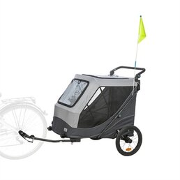 Trixie Trixie fietskar opvouwbaar snelvouw functie tot 45kg grijs