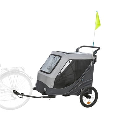 Trixie Trixie fietskar opvouwbaar snelvouw functie tot 45kg grijs