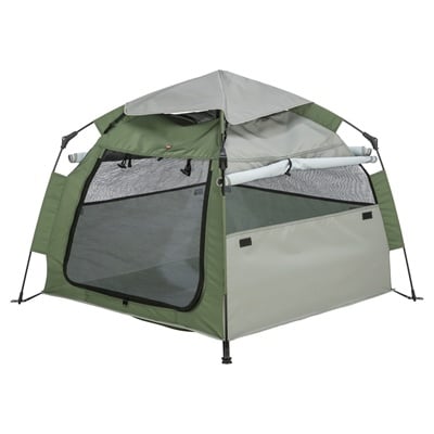 Trixie Trixie hondentent pop-up olijfgroen / beige