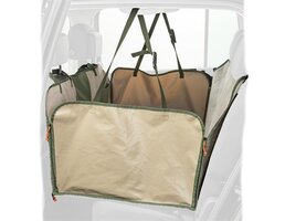 Trixie Trixie autobeschermdeken met omkeerbare hoes olijfgroen / beige