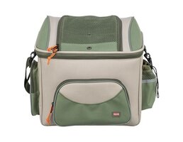 Trixie Trixie fietsmand voor stuur polyester olijfgroen / beige