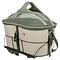 Trixie Trixie fietsmand voor bagagedrager polyester olijfgroen / beige
