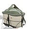 Trixie Trixie fietsmand voor bagagedrager polyester olijfgroen / beige