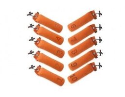 firedog set 10 dummies 500 gr oranje