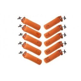 firedog set 10 dummies 500 gr oranje