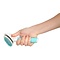 Zolux Zolux anah slickerborstel intrekbaar zacht puppy blauw / wit