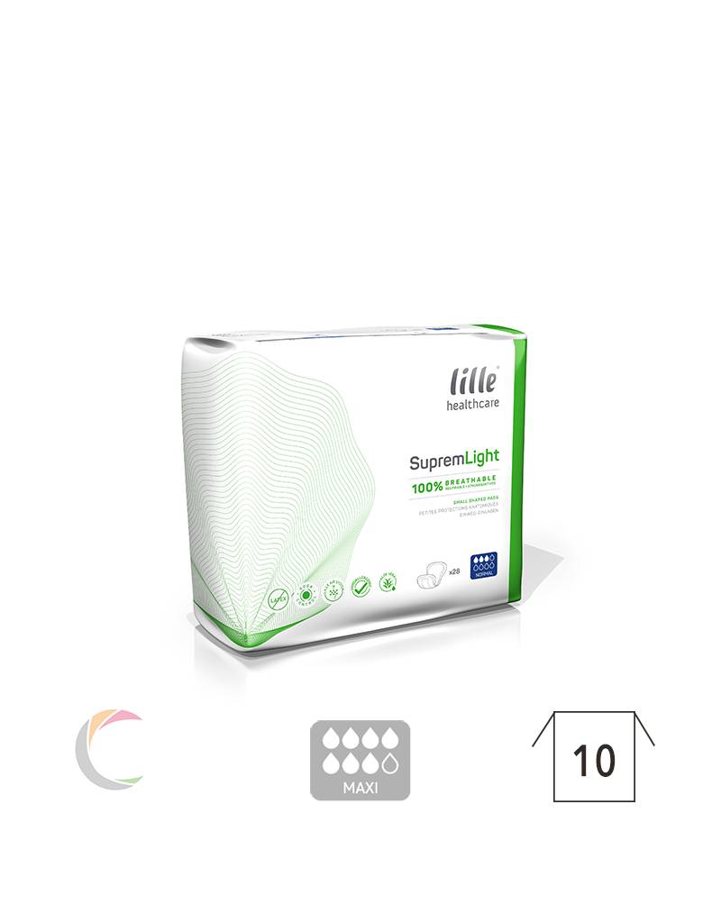 Lille Healthcare SupremLight protections anatomiques MAXI par 28pc