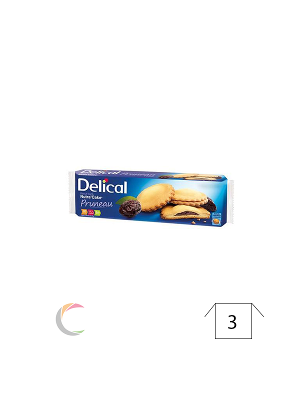 Delical Delical Nutra'Cake biscuits PRUNEAU- par 9pc