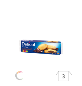 Delical Delical Nutra'Cake biscuits CHOCOLAT- par 9pc