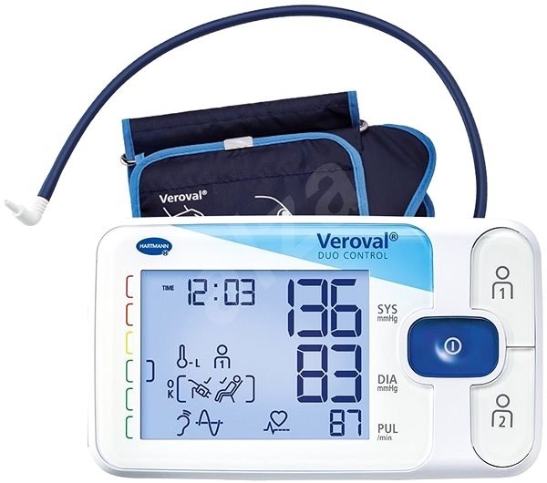 Hartmann Bovenarmbloeddrukmeter Veroval Duo Control 2