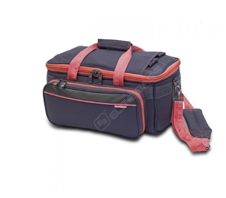 Elite Bags Verpleegtas "General" - grijs/rood