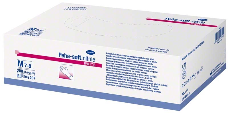 Hartmann Peha-soft® nitrile white poedervrij - box van 200st