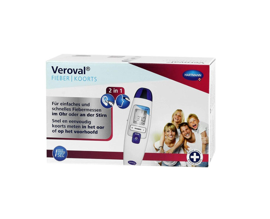 Hartmann Veroval thermométre infrarouge 2 en 1