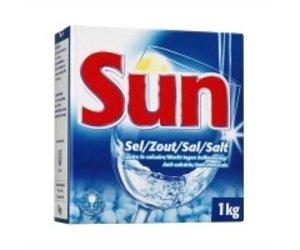 Sun Sel régénérant pour lave-vaisselle - La boîte de 4 x 1kg
