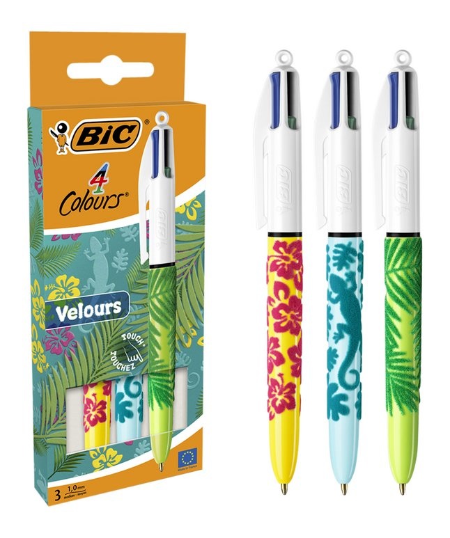 Bic stylo bille 4 Colours Velours