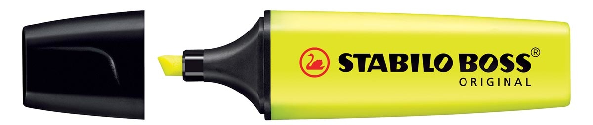 Fluo marker - Stabilo Boss - Geel