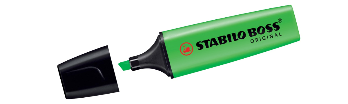 Fluo marker - Stabilo Boss - Groen