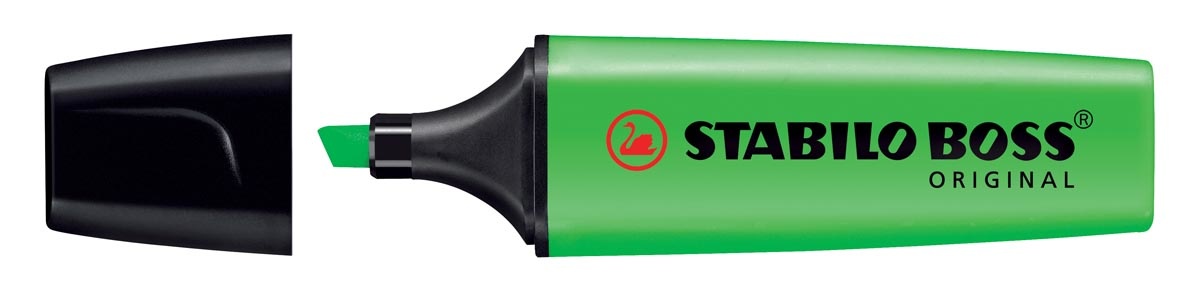 Fluo marker - Stabilo Boss - Groen