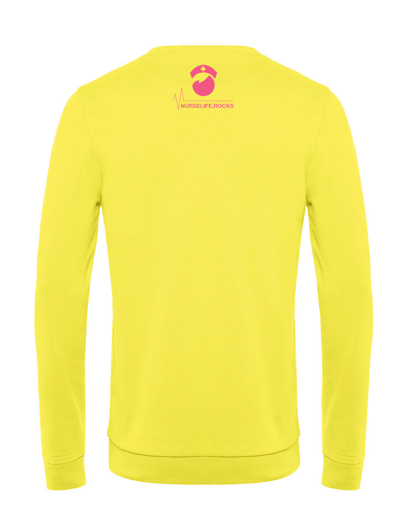 Cumerco Sweater NURSELIFE.ROCKS jaune intense