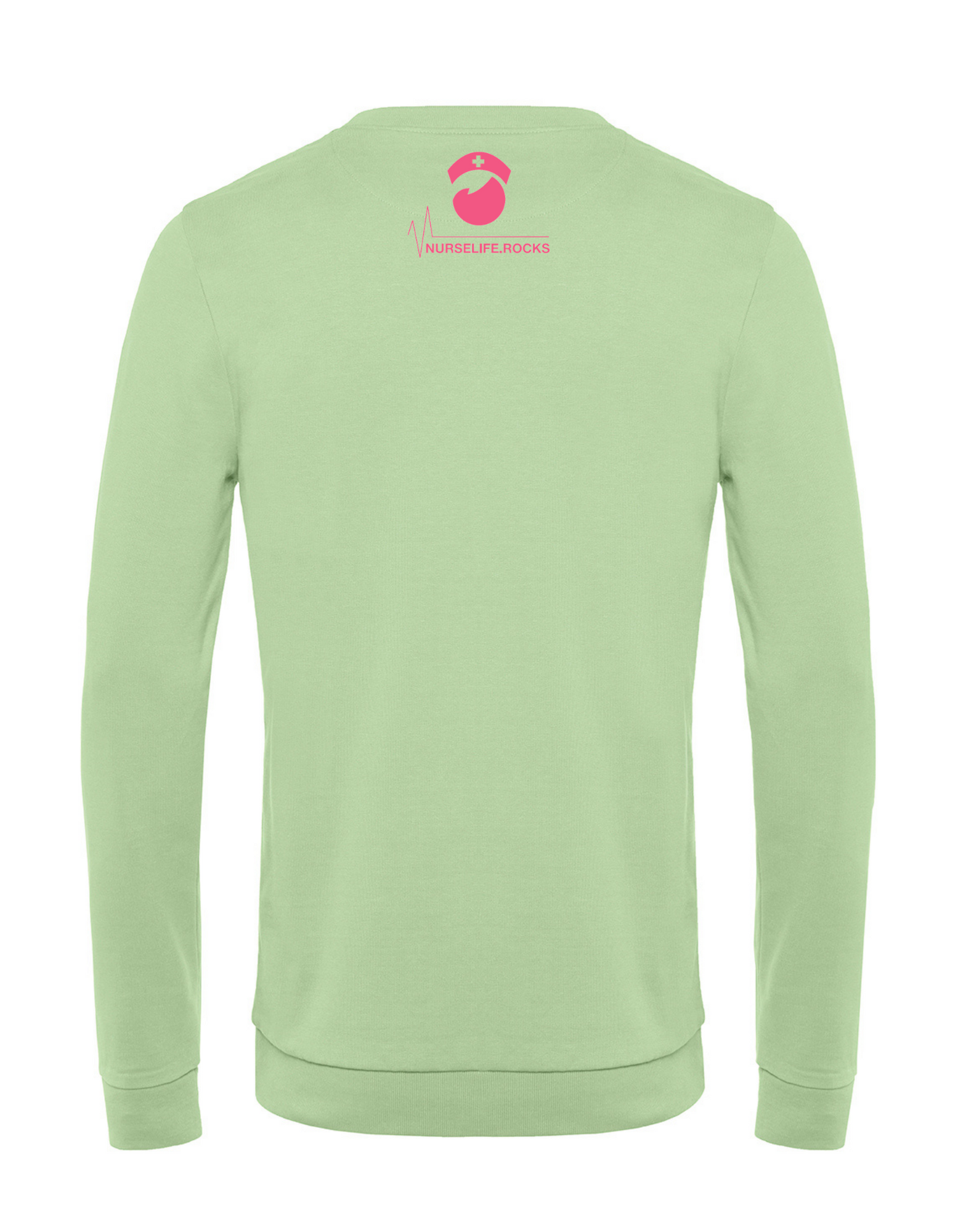 Cumerco Sweater NURSELIFE.ROCKS pastel groen