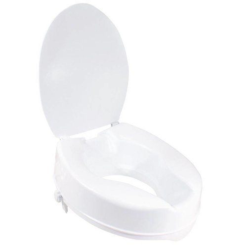 Vitility Rehausseur de toilette avec couvercle - 10cm