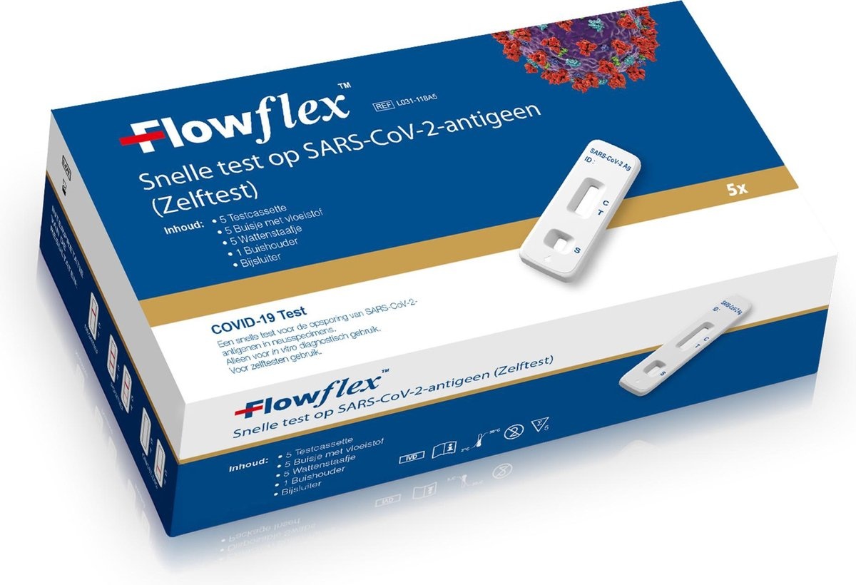 Flowflex zelftest - COVID 19 - Antigeen rapidtest