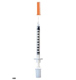 BD MEDICAL BD Microfine insulinespuit 1ml + naald 0,33x12,7mm U100 (per 10st)
