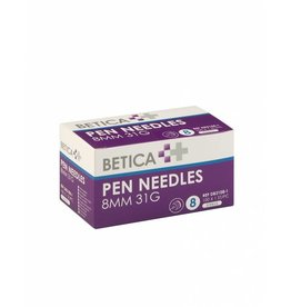 Aiguille pour stylo 8 mm x 31G - par boîte de 100pcs