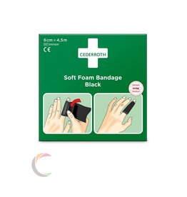 Cederroth Soft foam bandage noir