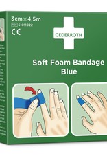 Cederroth Soft foam bandage blauw