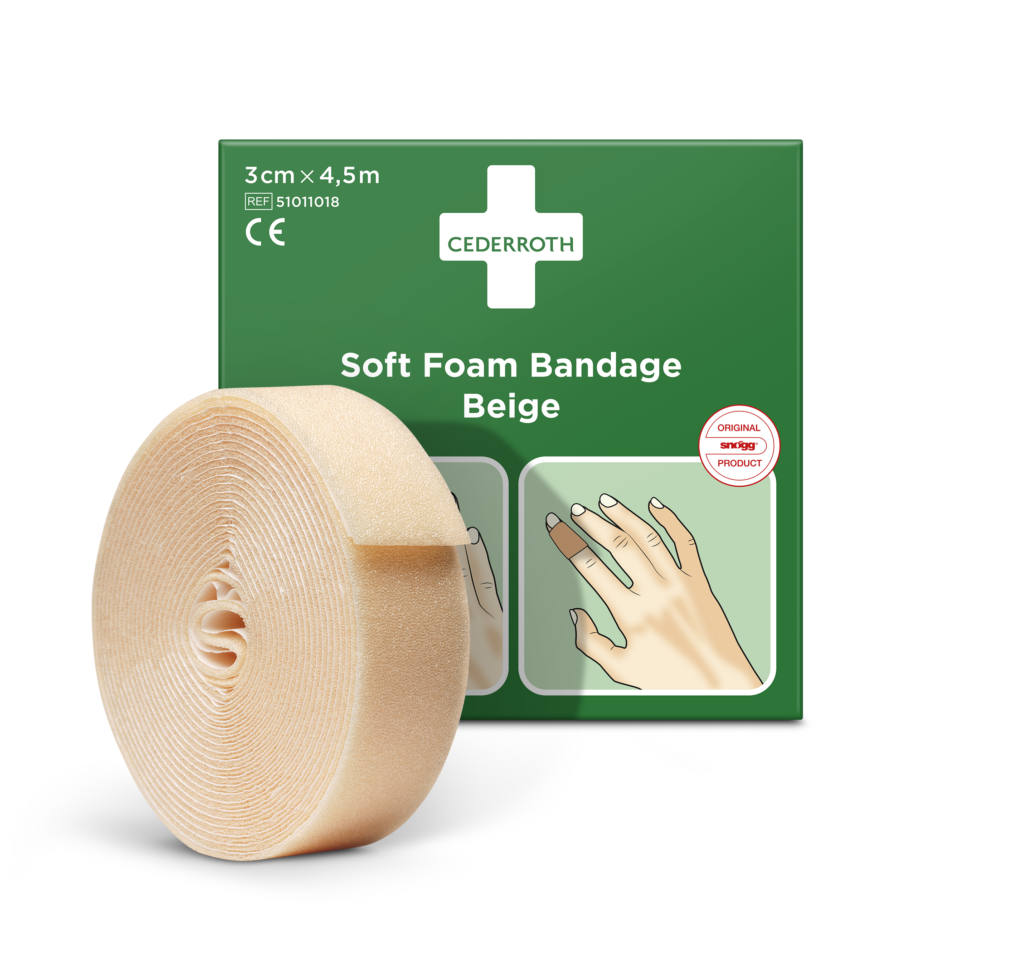 Cederroth Soft foam bandage beige