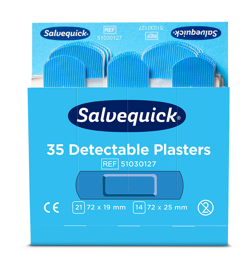 Salvequick Detecteerbare pleister blauw