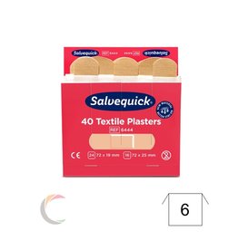 Salvequick Salvequick Textielpleisters - pak van 40st