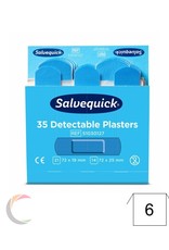 Salvequick Detecteerbare pleister blauw