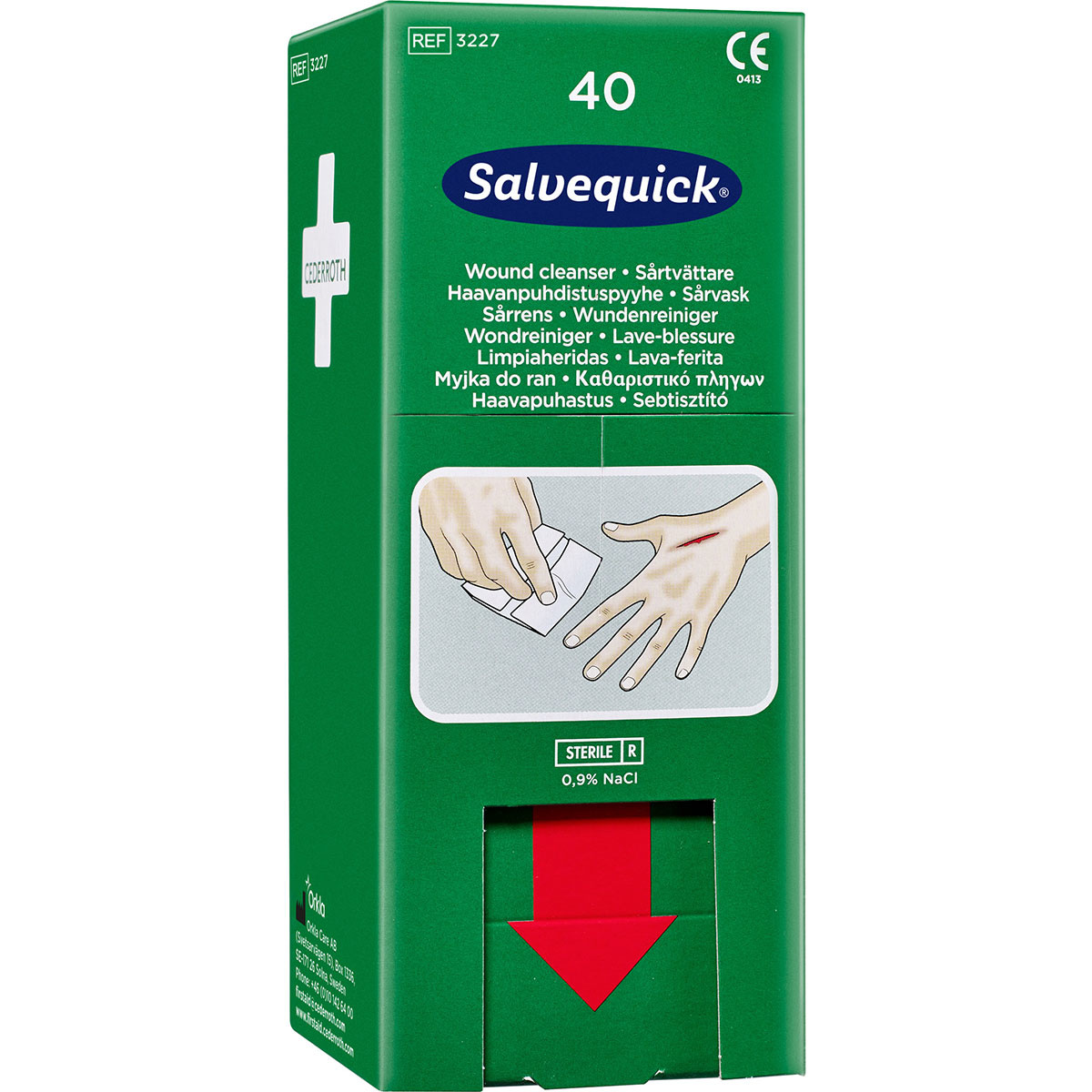 Salvequick Wound Cleanser - 40st